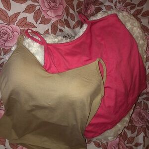 Just in 2 piece Cami set in pink and nude from New York and Company